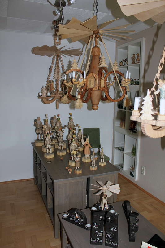 Tag des traditionellen Handwerks  Drehleuchter Peter Sargatzke - Erzgebirgische Handarbeit